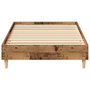Voir la diapositive 5 : VIDAXL Cadre de lit sans matelas vieux bois 100x200 cm bois ingenierie