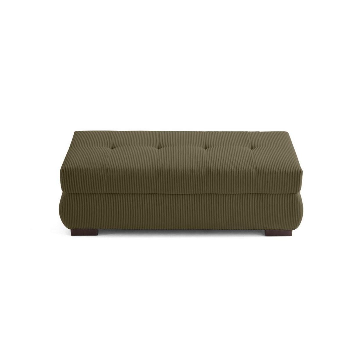 LISA DESIGN Vermont - pouf d'appoint - en velours côtelé