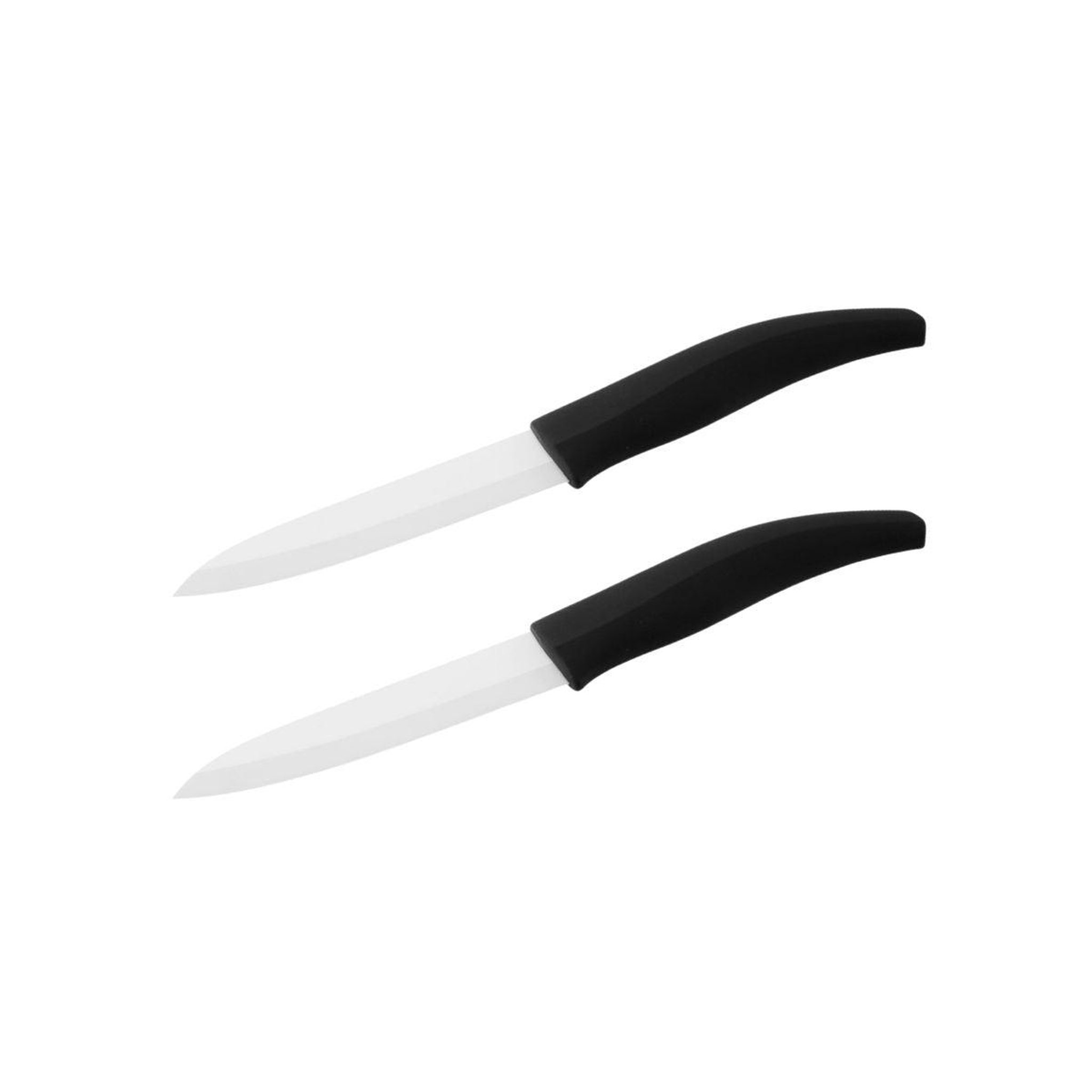 NIROSTA Lot de 2 couteaux d'office avec lame en céramique de 12,5 cm de long nirosta céramique