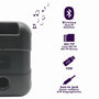 Voir la diapositive 6 : Lexibook Enceinte Bluetooth iParty avec micro et effets lumineux multicolores