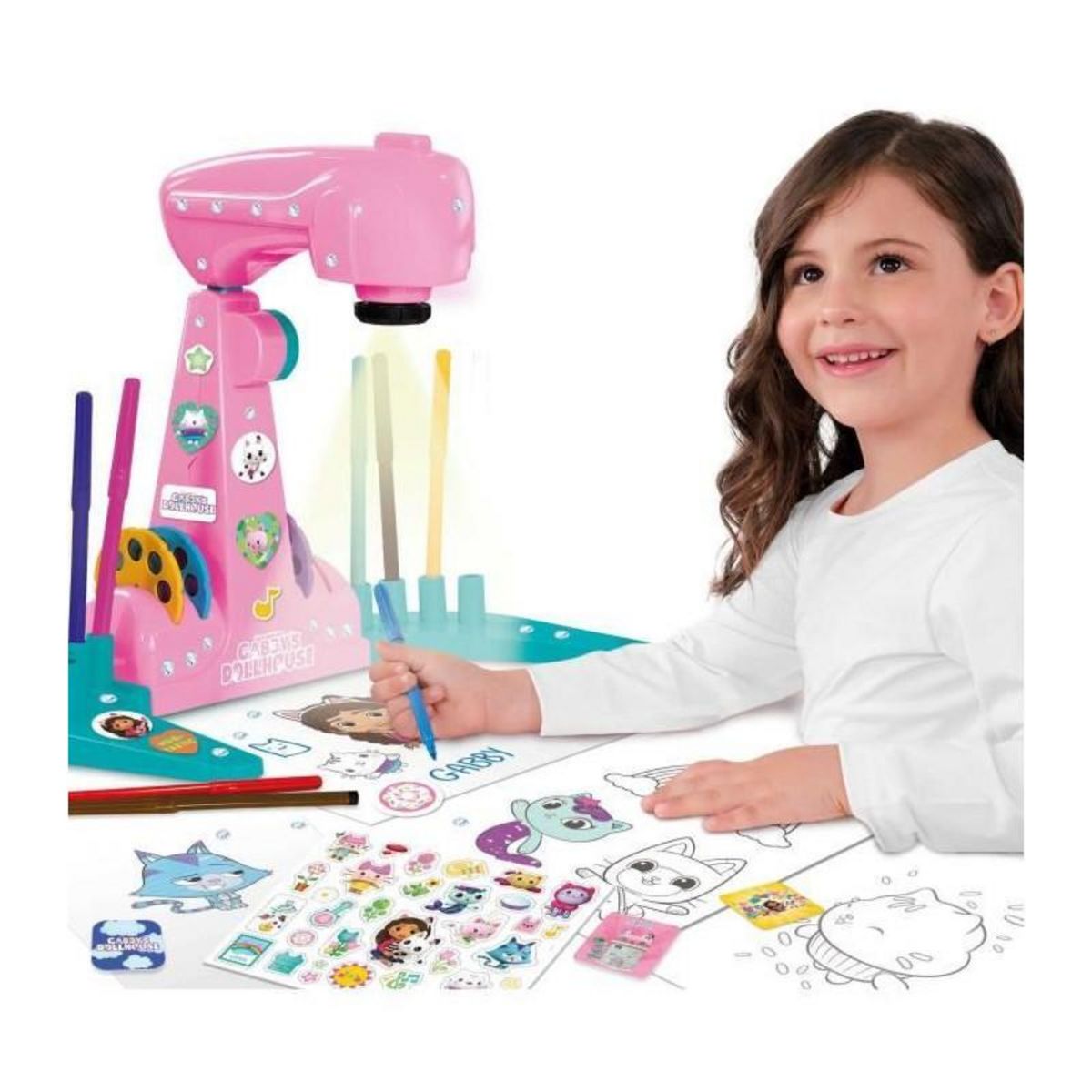 LISCIANI GIOCHI Projecteur de dessins - LISCIANIGIOCHI - Gabby et la maison magique - Accessoires Inclus, Modeles