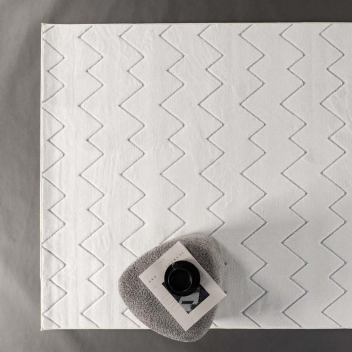 Paris Prix Tapis Déco  Fia  200x290cm Blanc