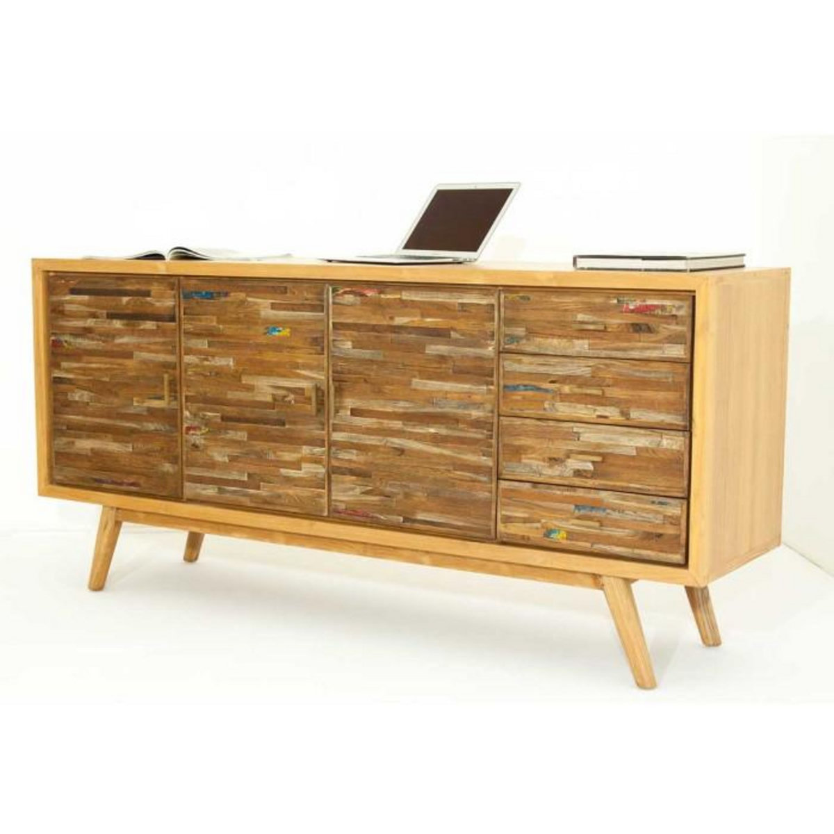 Paris Prix Buffet 3 Portes  Kapal  Naturel