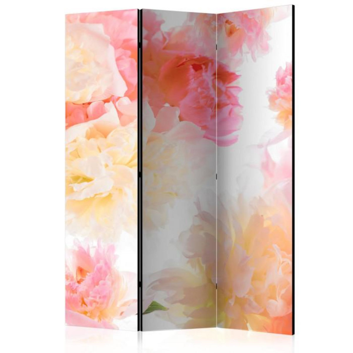 Paris Prix Paravent 3 Volets  Pastel Peonies  135x172cm