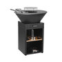 Voir la diapositive 4 : SWEEEK Brasero barbecue Ø81.5cm avec grille de cuisson. espace de rangement. couvercle et ustensiles