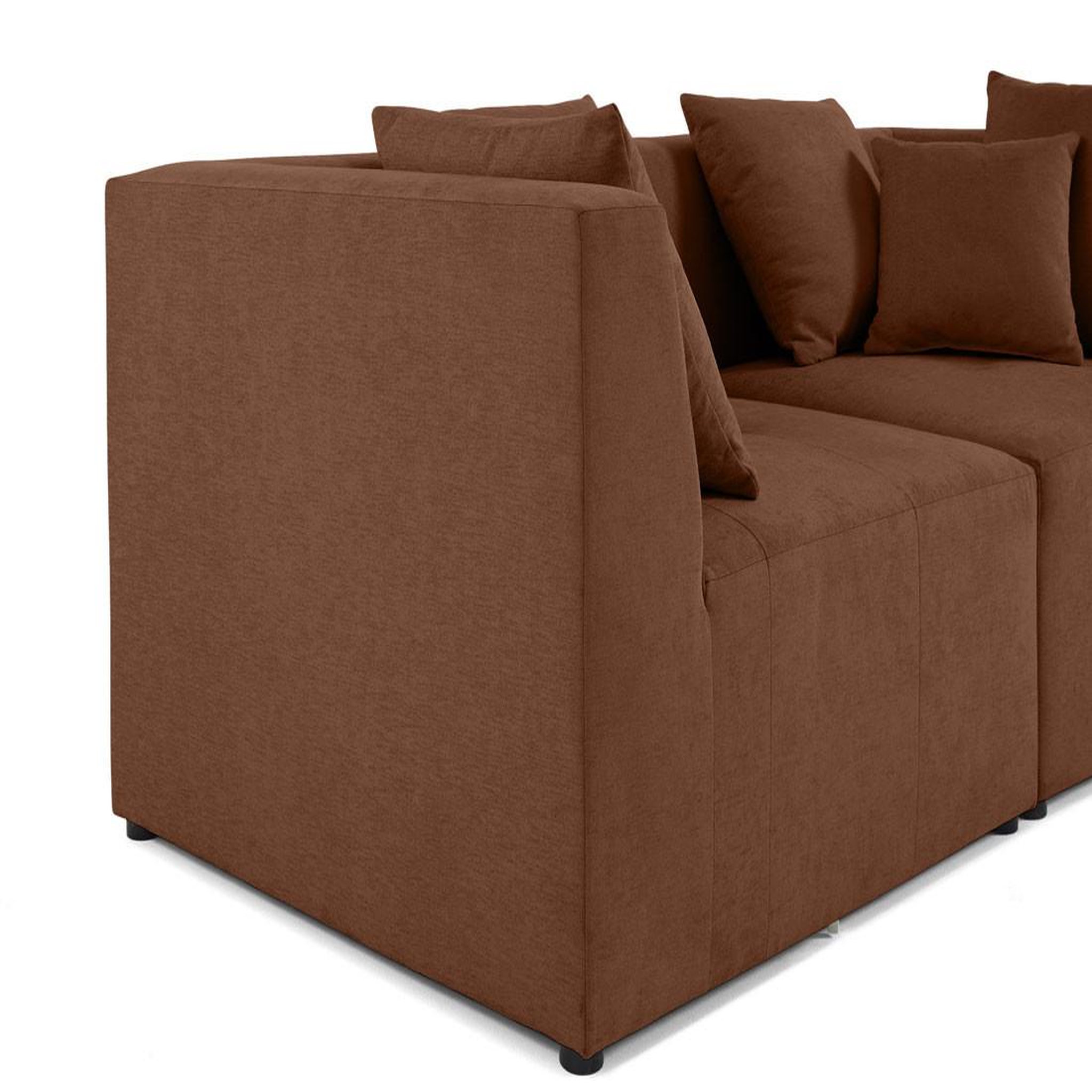 Voir la diapositive 5 : LISA DESIGN Amalfi - canapé modulable 2 places - en tissu