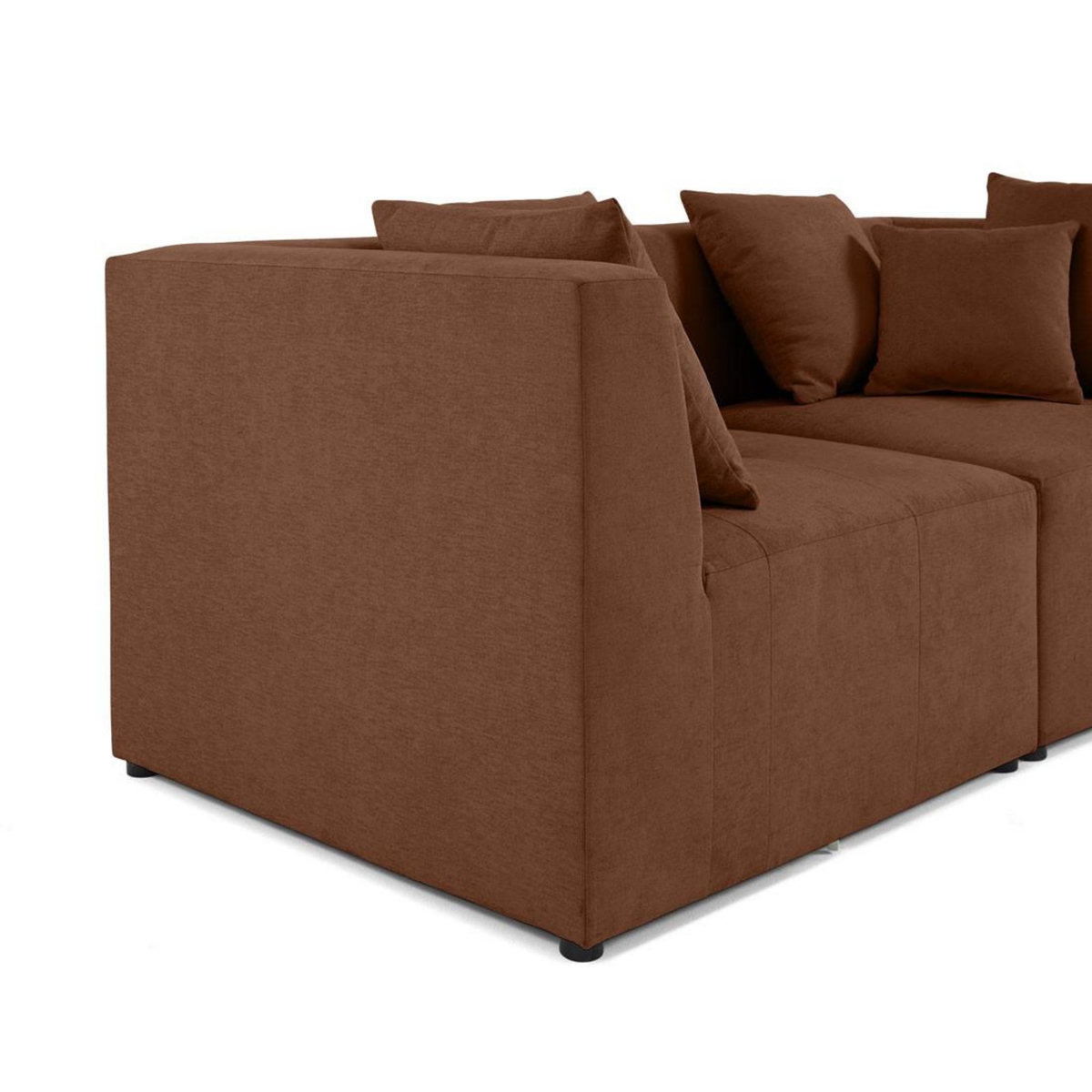 LISA DESIGN Amalfi - canapé modulable 2 places - en tissu