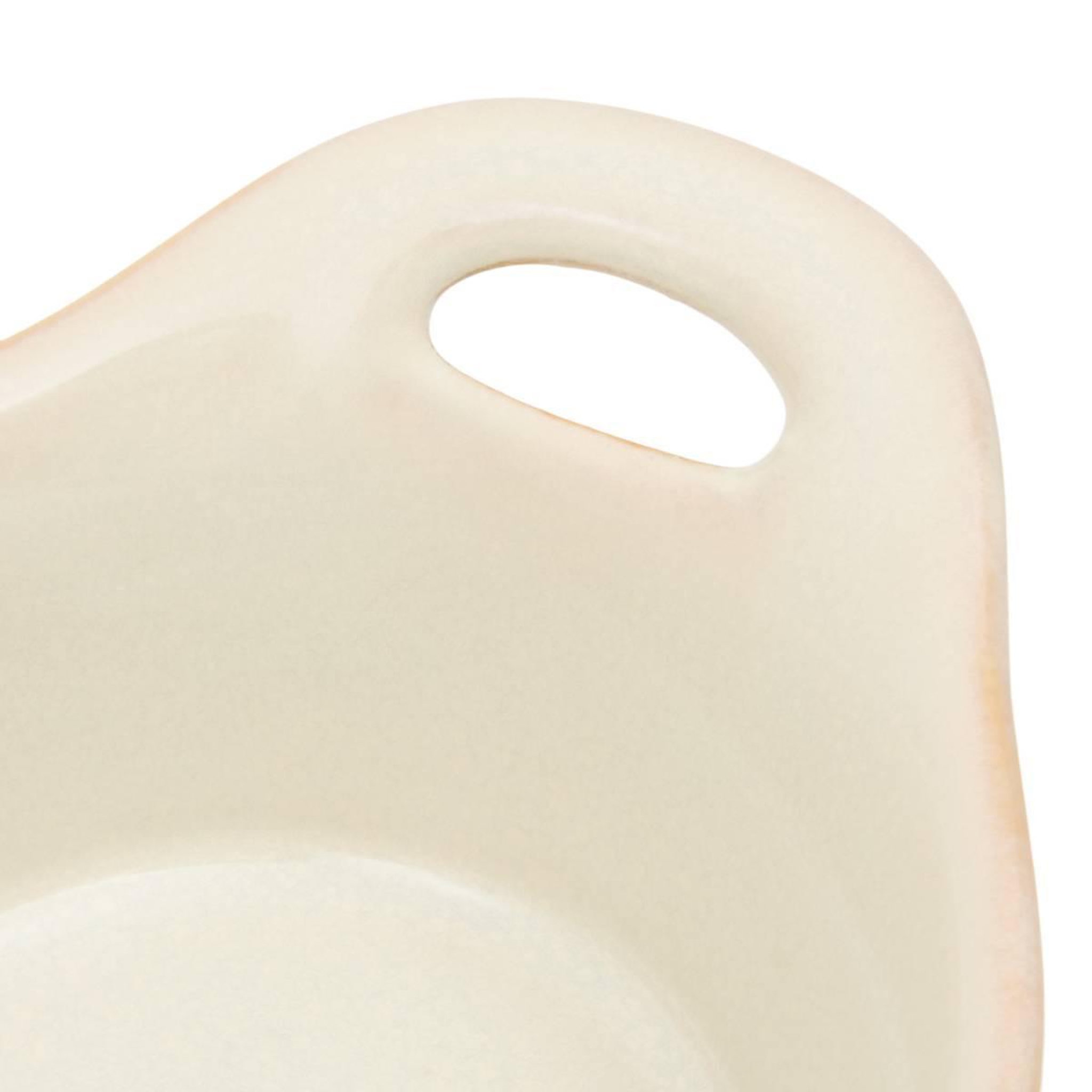 Voir la diapositive 2 : SECRET DE GOURMET Plat à four ovale en grès  terre inconnue  20cm beige