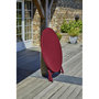 Voir la diapositive 3 : Paris Prix Ensemble Table de Jardin Pliante & 4 Chaises  Marius  110cm Rouge Carmin
