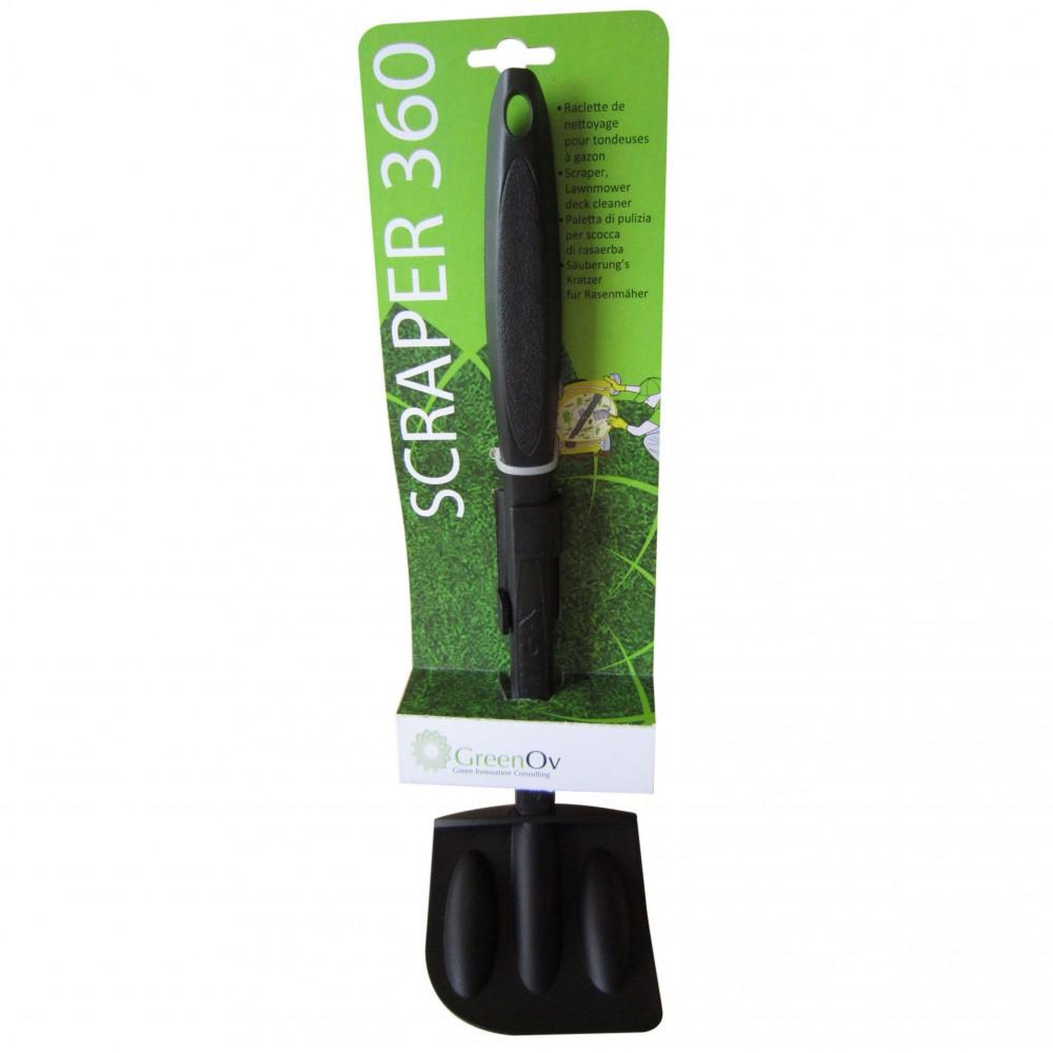 CENTRALE BRICO Raclette de nettoyage scraper 360 pour carters de tondeuses