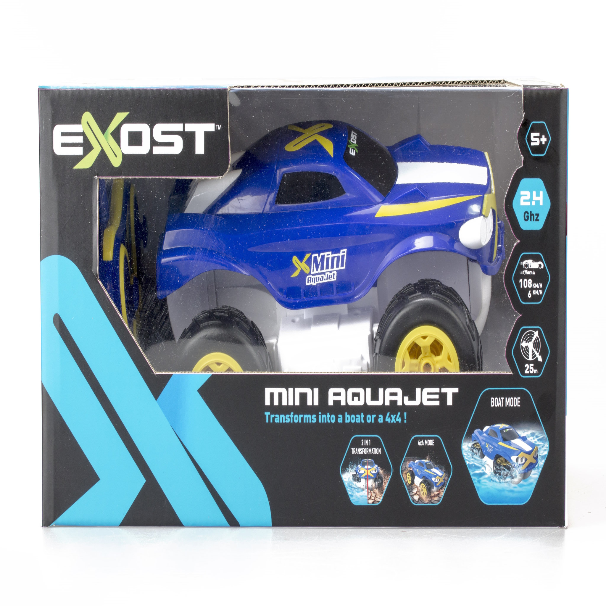 Voir la diapositive 5 : SILVERLIT Exost - Voiture amphibie radiocommandée Mini Aquajet transformable 4X4 ou bateau 1/18ème 2.4 GHz