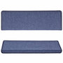 Voir la diapositive 4 : VIDAXL Tapis d'escalier 15 pcs 65x21x4 cm Bleu