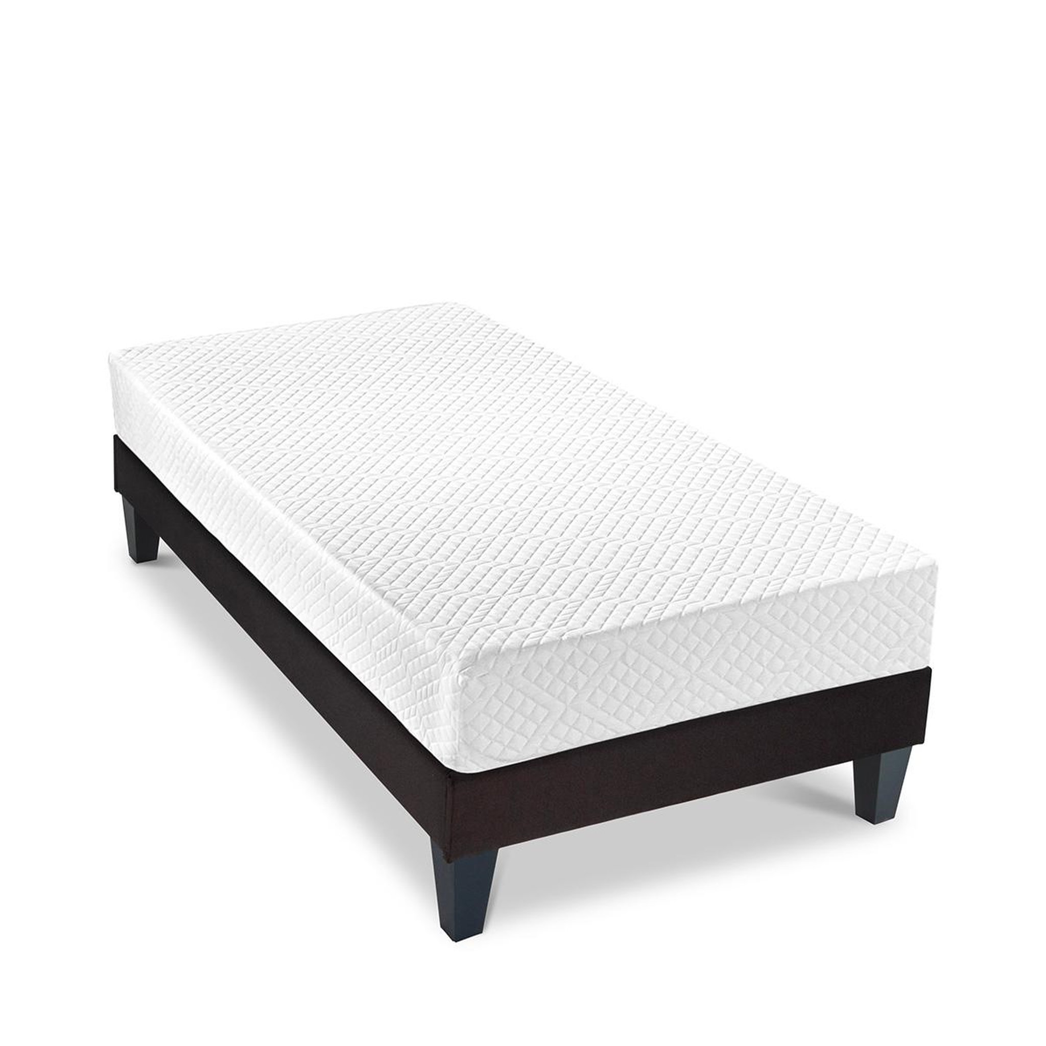 Voir la diapositive 4 : BELLECOUR Bellecour literie | ensemble absolu | matelas mémoire de forme + sommier bois