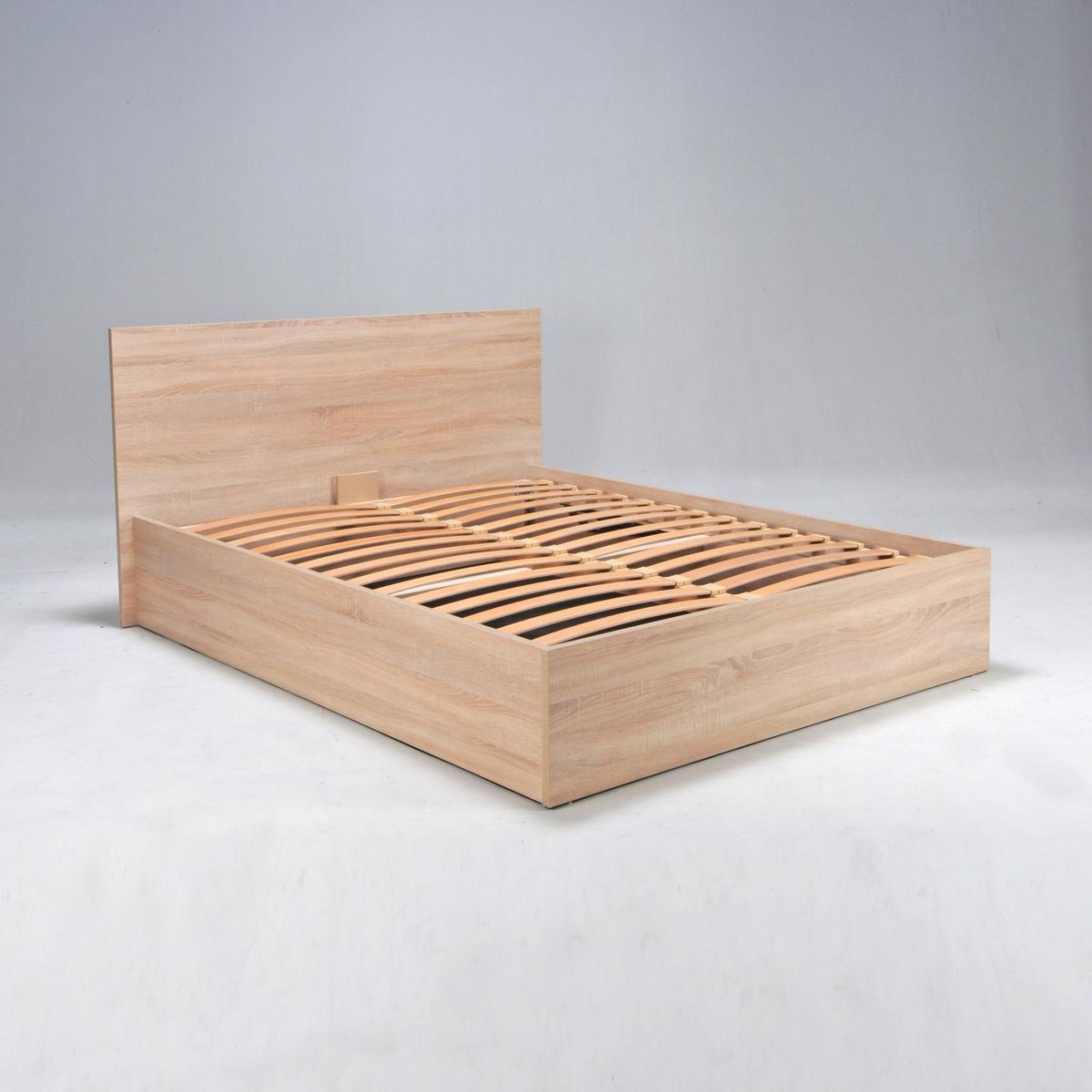 Ensemble Lit coffre avec sommier relevable  140x190 cm BARCELONA + matelas 140x190 cm DIONE