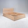 Voir la diapositive 2 : Ensemble Lit coffre avec sommier relevable  140x190 cm BARCELONA + matelas 140x190 cm DIONE