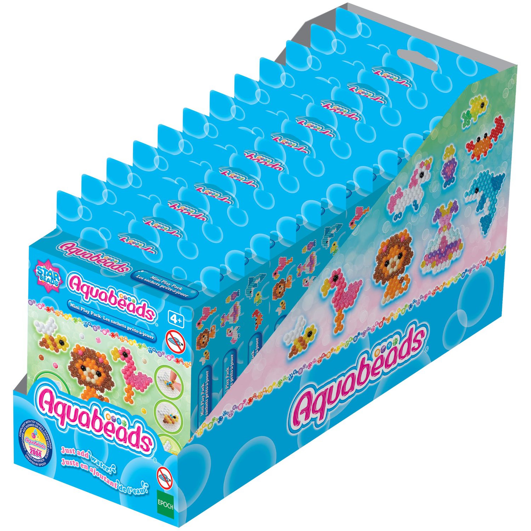 Voir la diapositive 2 : Epoch d'Enfance Aquabeads Les sachets prêts à jouer 