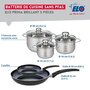 Voir la diapositive 2 : ELO Ensemble de 2 Poêles de cuisson 20 et 32 cm et 3 faitouts 14, 16 et 20 cm Elo Prima Brillant