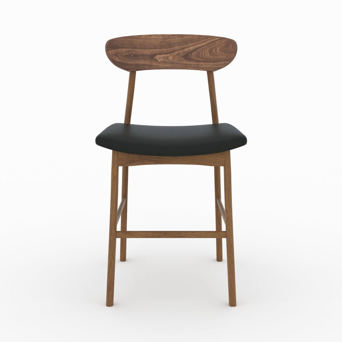 Rendez vous déco Chaise de bar mi-hauteur Lana en tissu et 66 cm (lot de 2)