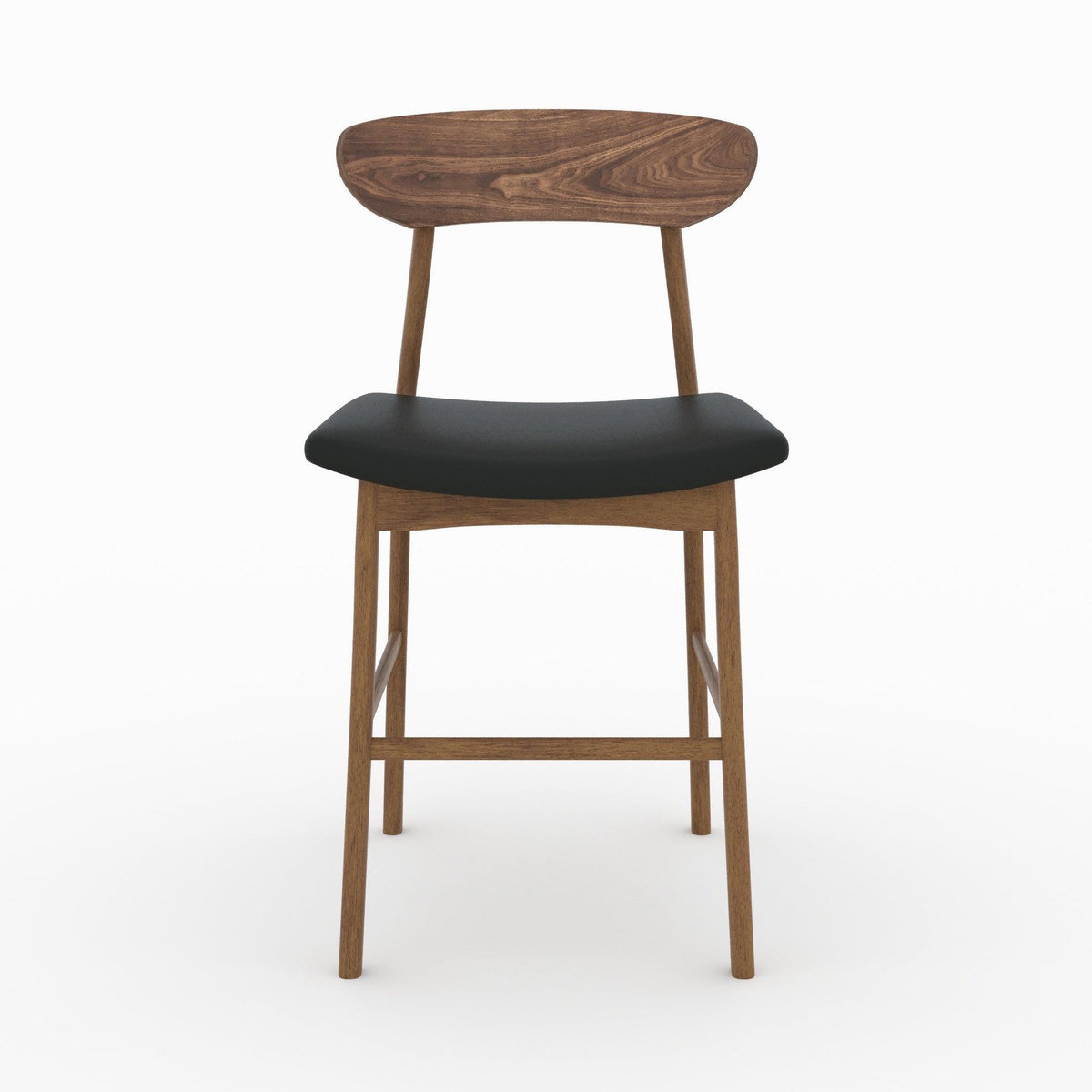 Rendez vous déco Chaise de bar mi-hauteur Lana en tissu et 66 cm (lot de 2)