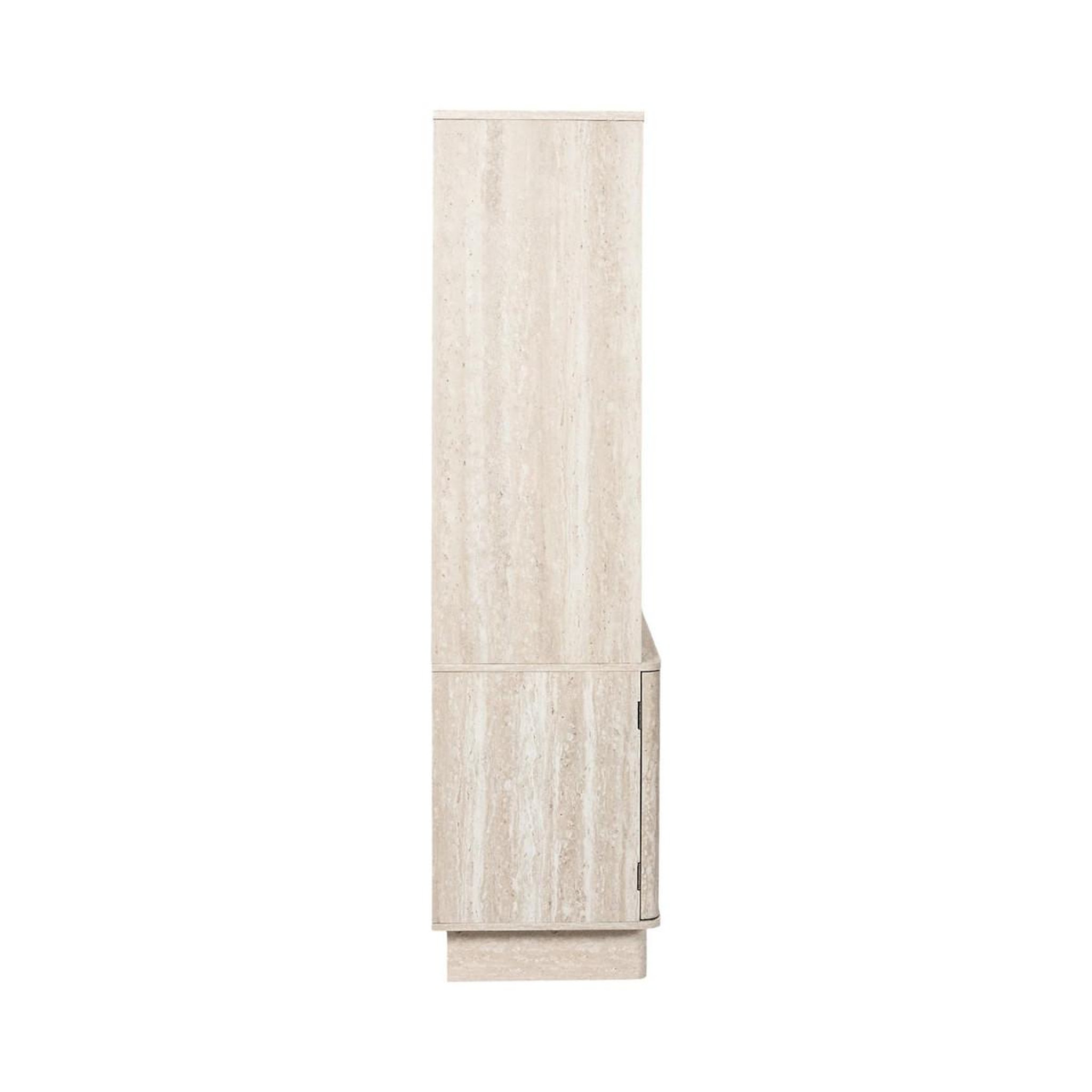 Voir la diapositive 4 : The Home Deco Factory Bibliothèque avec 2 portes  pietra  140cm beige
