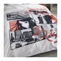 Voir la diapositive 3 : Today Parure de lit - TODAY - JAVA - 2 personnes - 240x220 cm - Coton - Imprimé Manga - Blanc