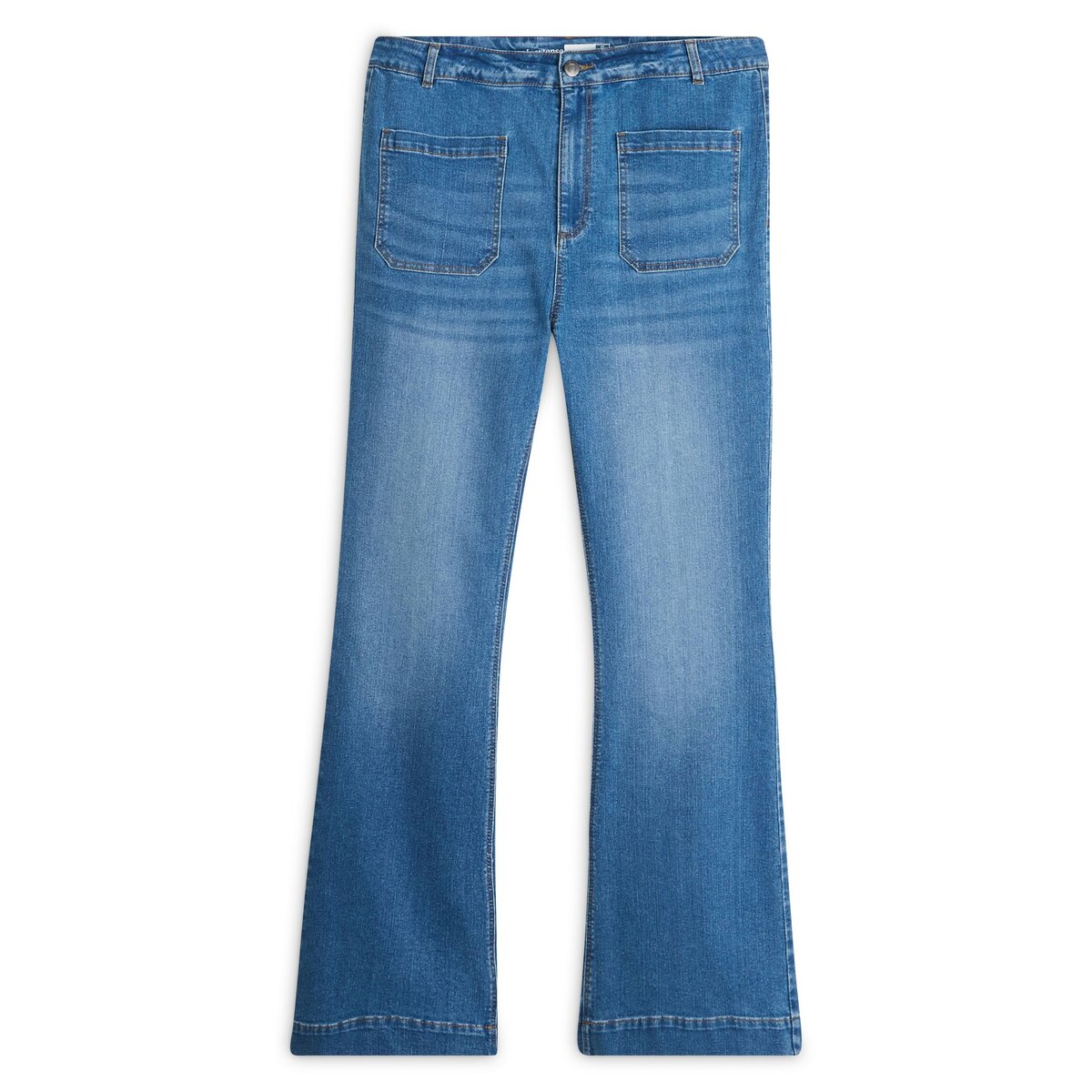 INEXTENSO Jean bootcut taille haute femme pas cher Auchan.fr