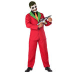 ATOSA Déguisement Clown Rouge - Homme - M/L