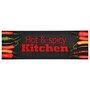 VIDAXL Tapis de sol de cuisine lavable Hot&Spicy 60x180 cm