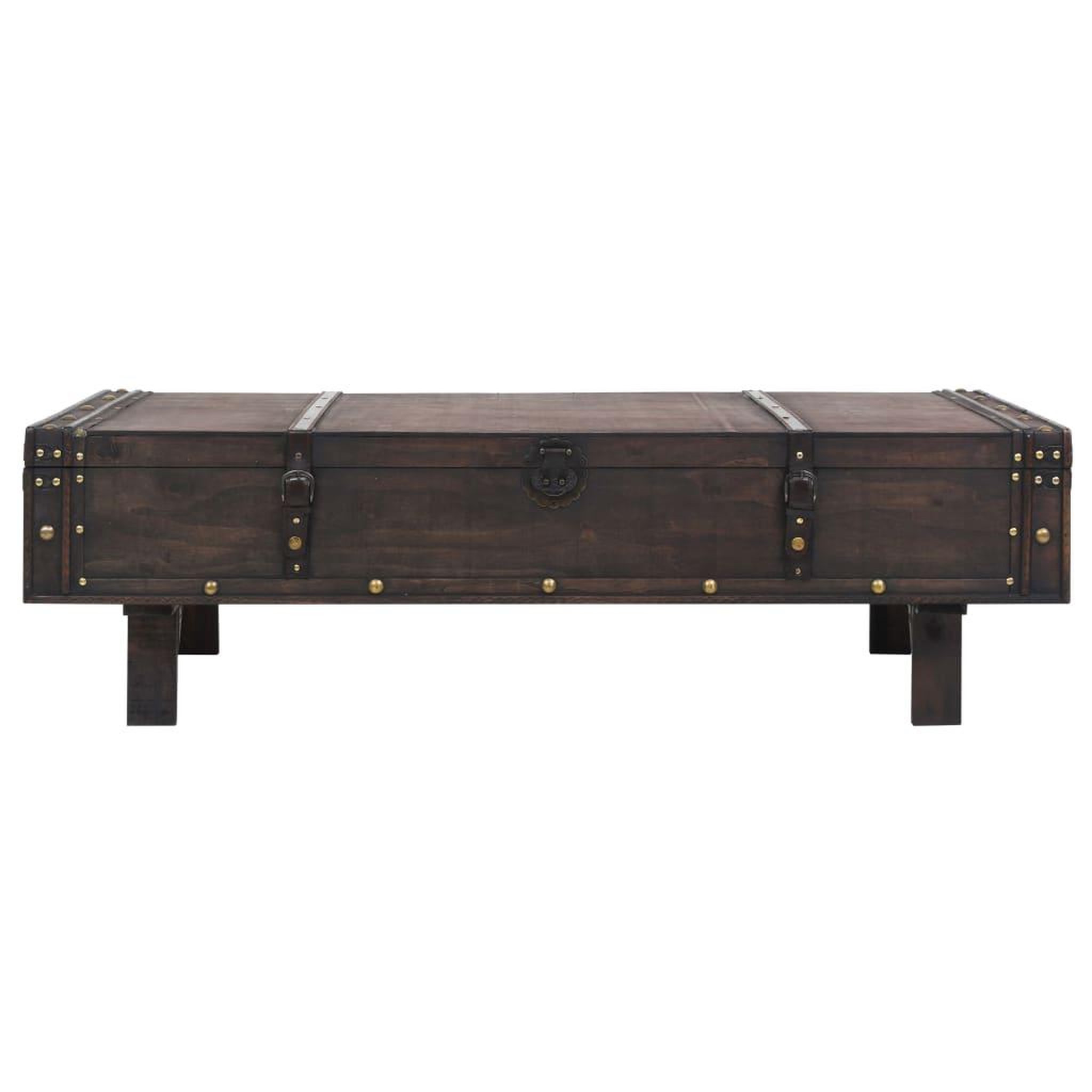 Voir la diapositive 2 : VIDAXL Table basse contreplaque style vintage 120x55x35 cm