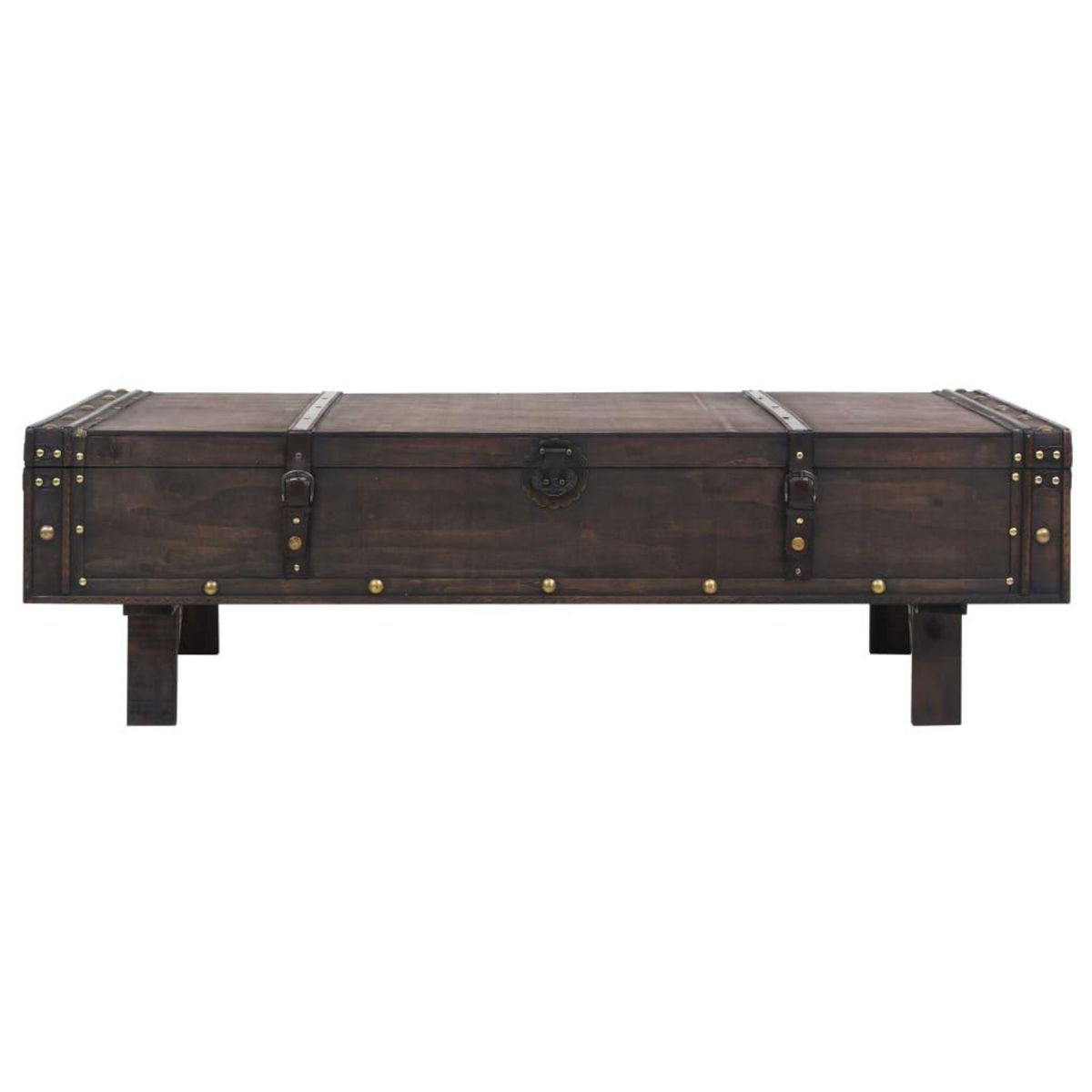 VIDAXL Table basse contreplaque style vintage 120x55x35 cm