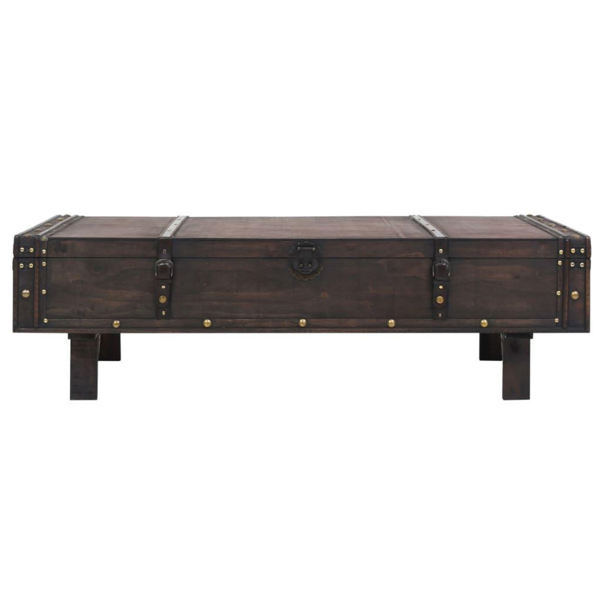 VIDAXL Table basse contreplaque style vintage 120x55x35 cm
