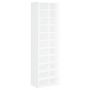 Voir la diapositive 2 : VIDAXL Armoire a chaussures Blanc 54x34x183 cm Bois d'ingenierie