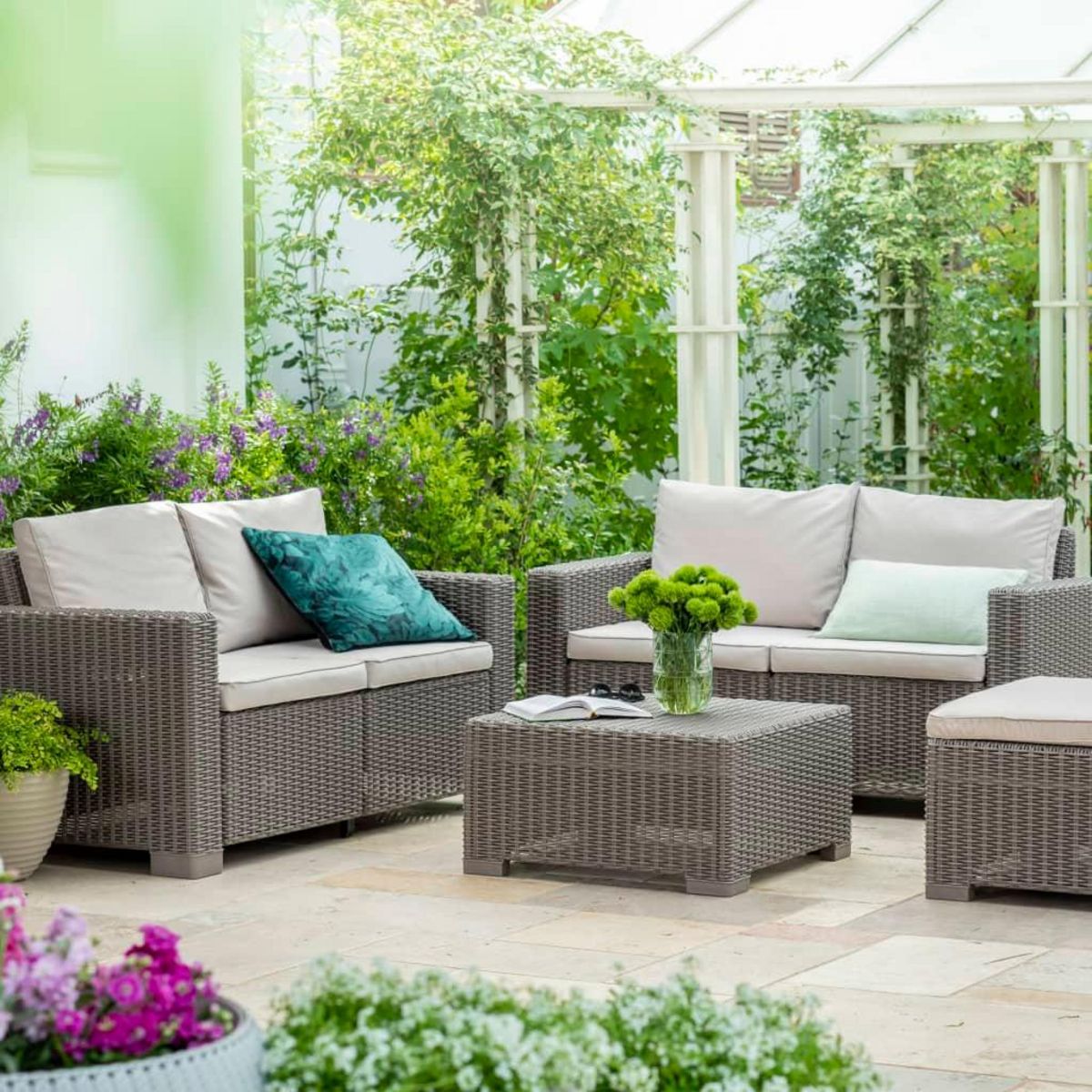 Keter Keter Table d'exterieur California Cappuccino 198074