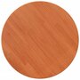 Voir la diapositive 2 : VIDAXL Dessus de table rond cire marron Ø60x2,5 cm bois de pin massif
