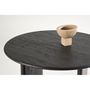 Voir la diapositive 6 : Paris Prix Table à Manger Ronde  Bjorholmen  120cm Noir