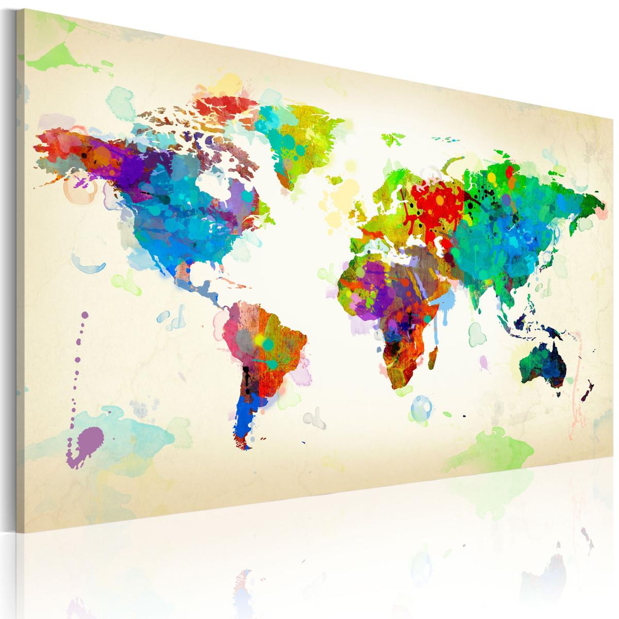 Voir la diapositive 1 : Paris Prix Tableau Imprimé II  All Colors of the World