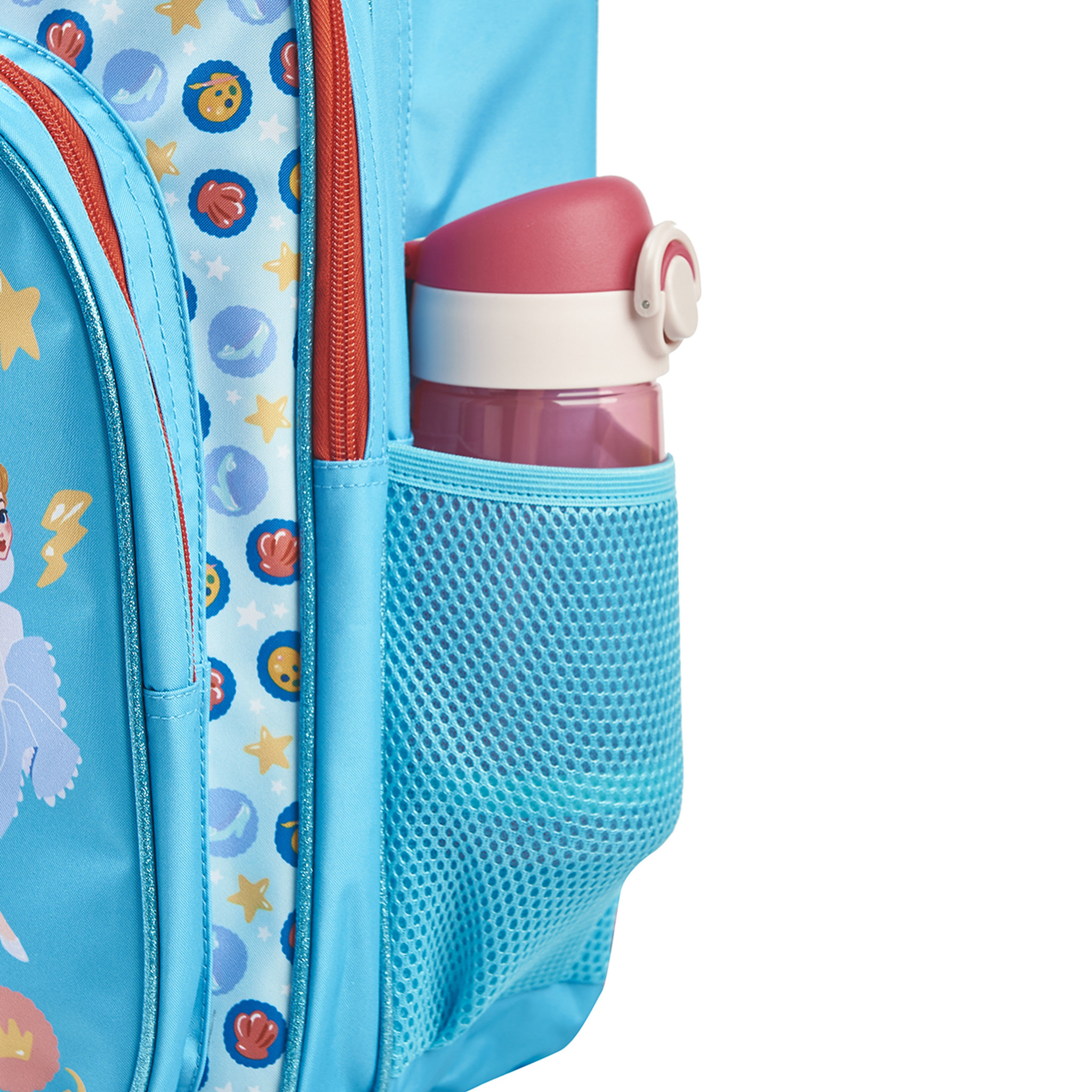 Voir la diapositive 5 : DISNEY Cartable 38 cm CP/CE1/CE2 bleu PRINCESSES
