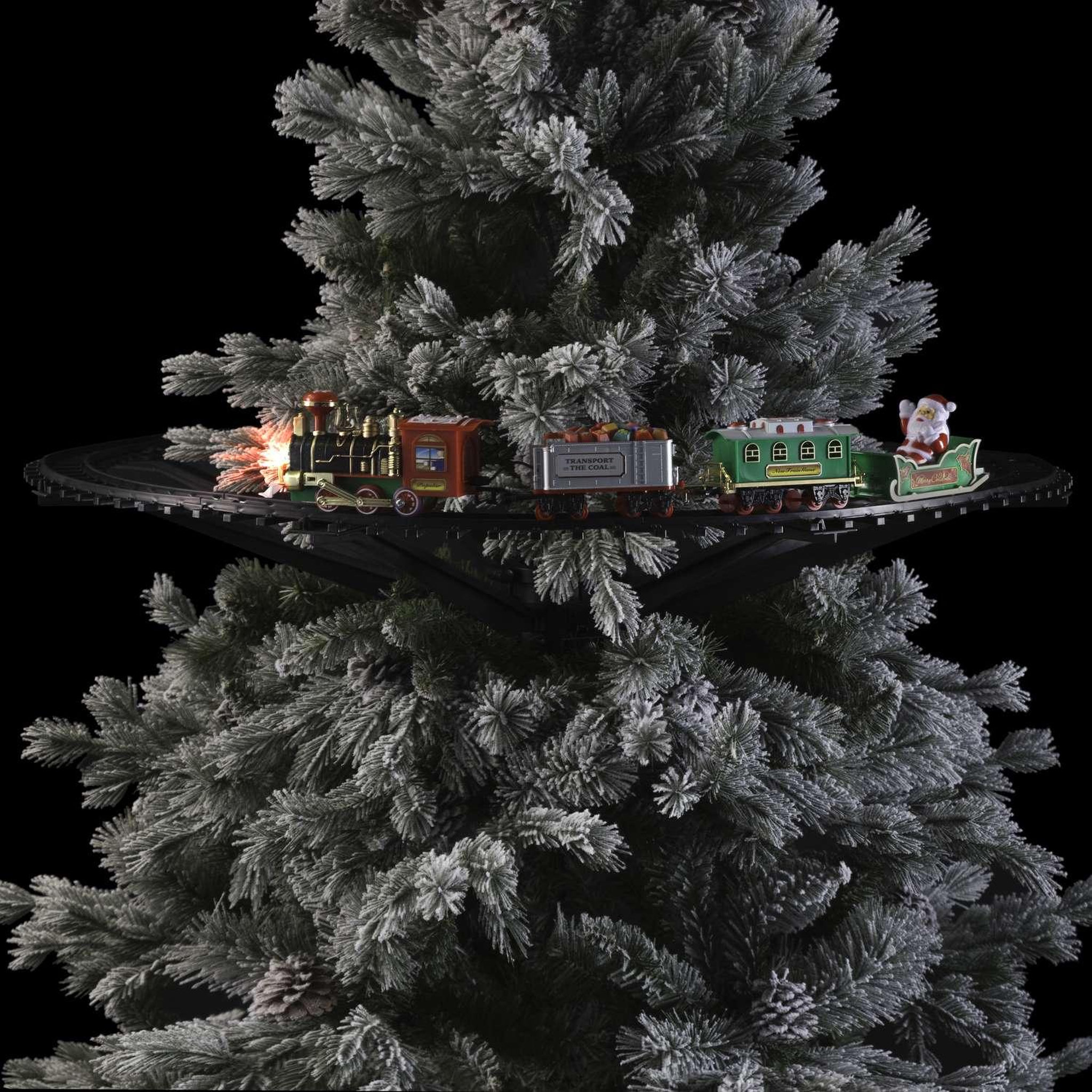 Voir la diapositive 2 : ATMOSPHERA Train électrique pour sapin de noël