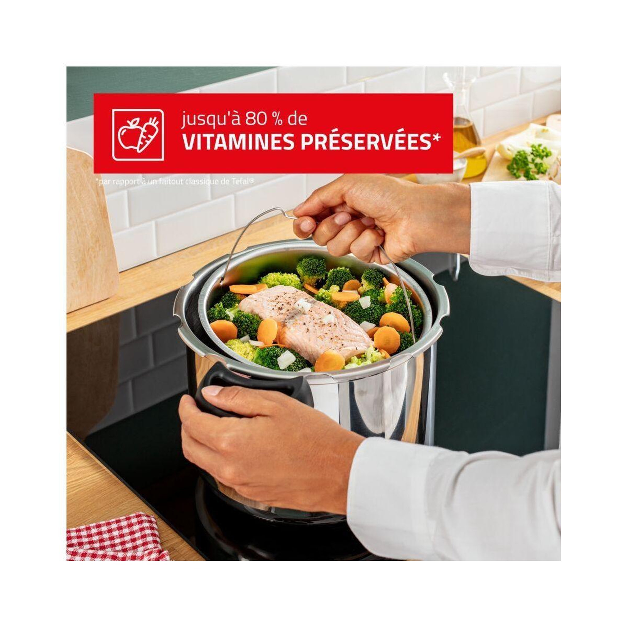 Voir la diapositive 5 : SEB Autocuiseur clipsominut plaisir 7.5l