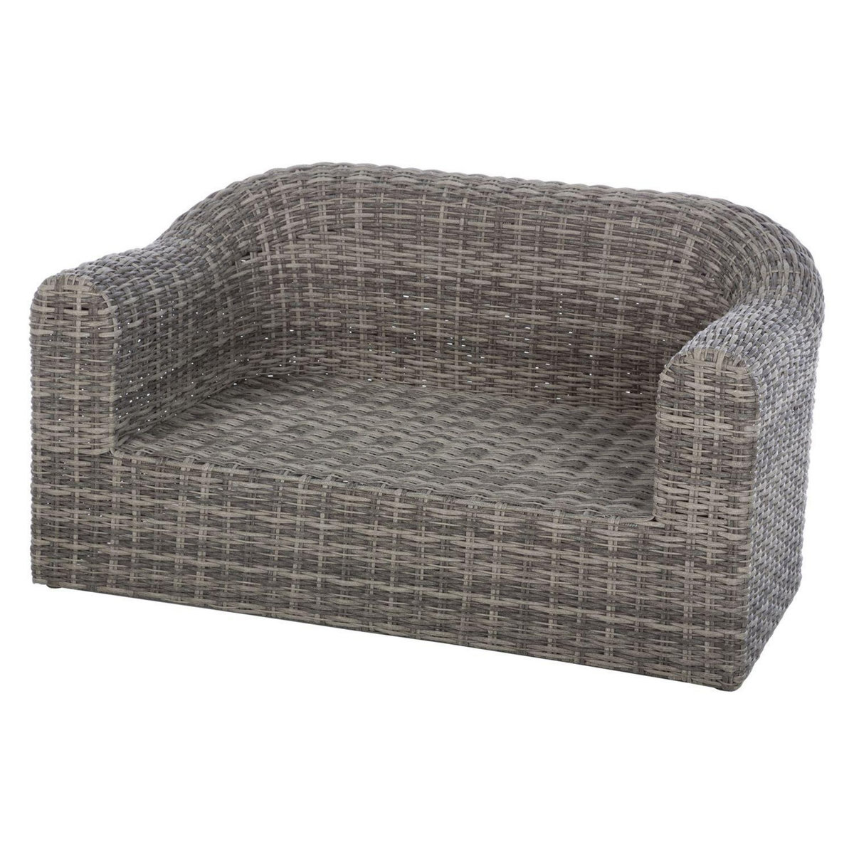 HESPERIDE Canapé de jardin en résine tressée Moorea