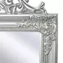 VIDAXL Miroir sur pied Style baroque 160x40 cm Argente