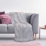 Voir la diapositive 2 : TOILINUX Plaid imitation fourrure XXL - 140x200cm - Gris