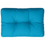 Voir la diapositive 2 : VIDAXL Coussin de palette bleu clair 60x40x12 cm tissu