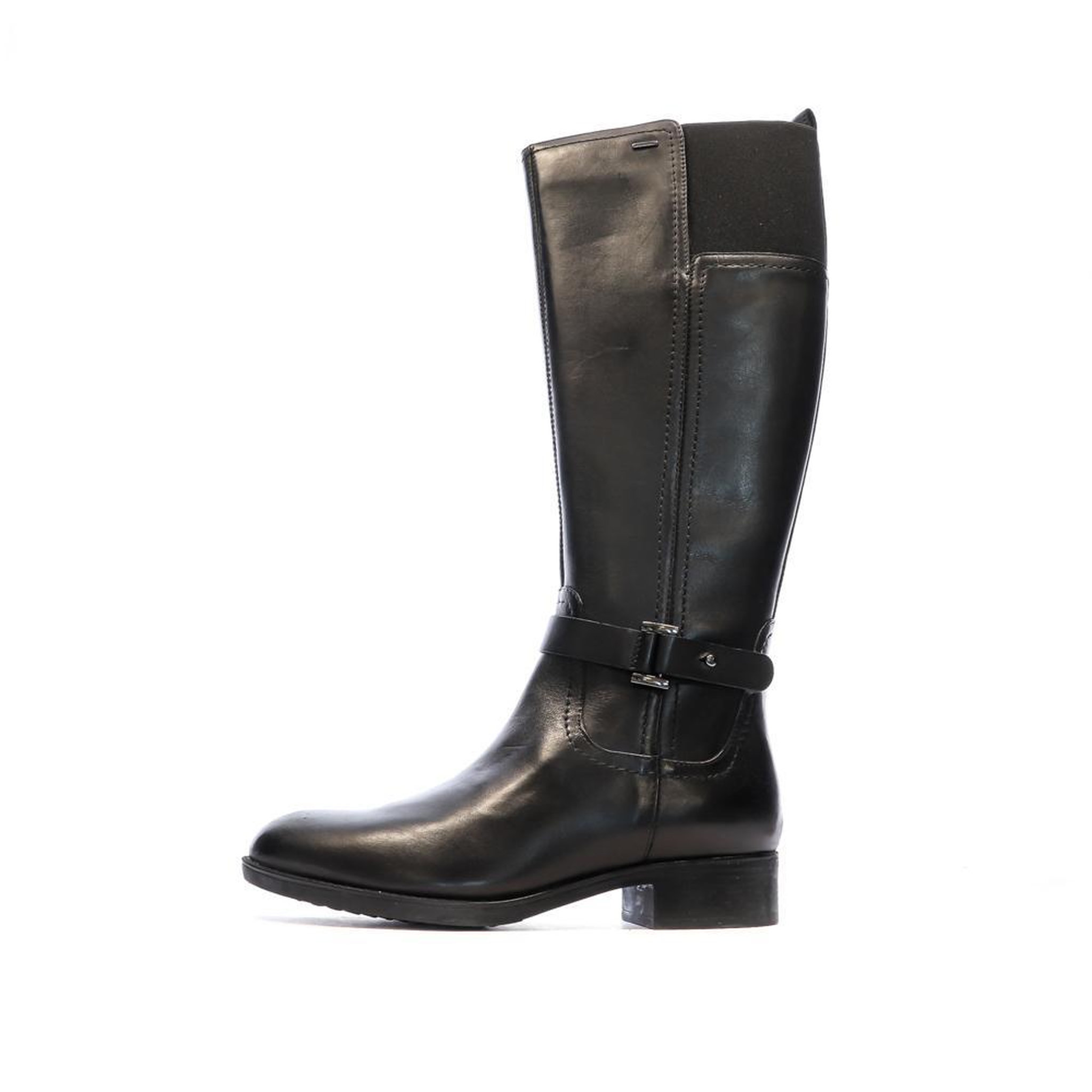 GEOX Bottes noires femme geox felicity. Coloris disponibles : Noir