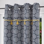 SOLEIL D'OCRE Voile à oeillets coton 135x250 cm ESMERALDA, par Soleil d'ocre