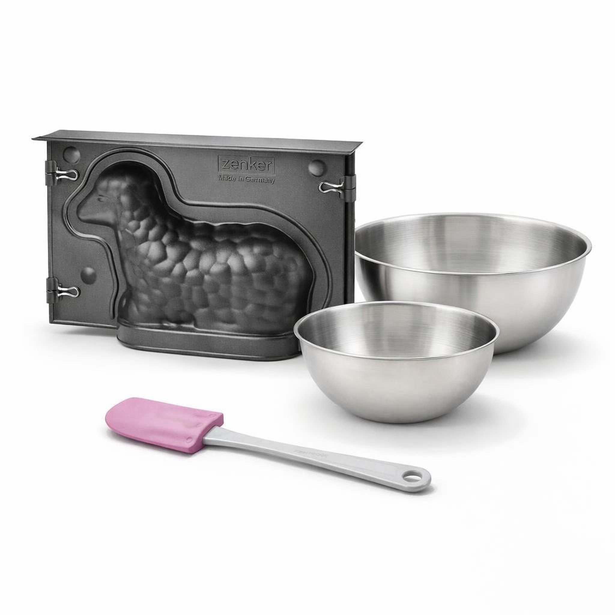ZENKER Set de 4 ustensiles de pâtisserie moule à gâteaux 2 bols et spatule spécial season spécial season zenker  spécial season