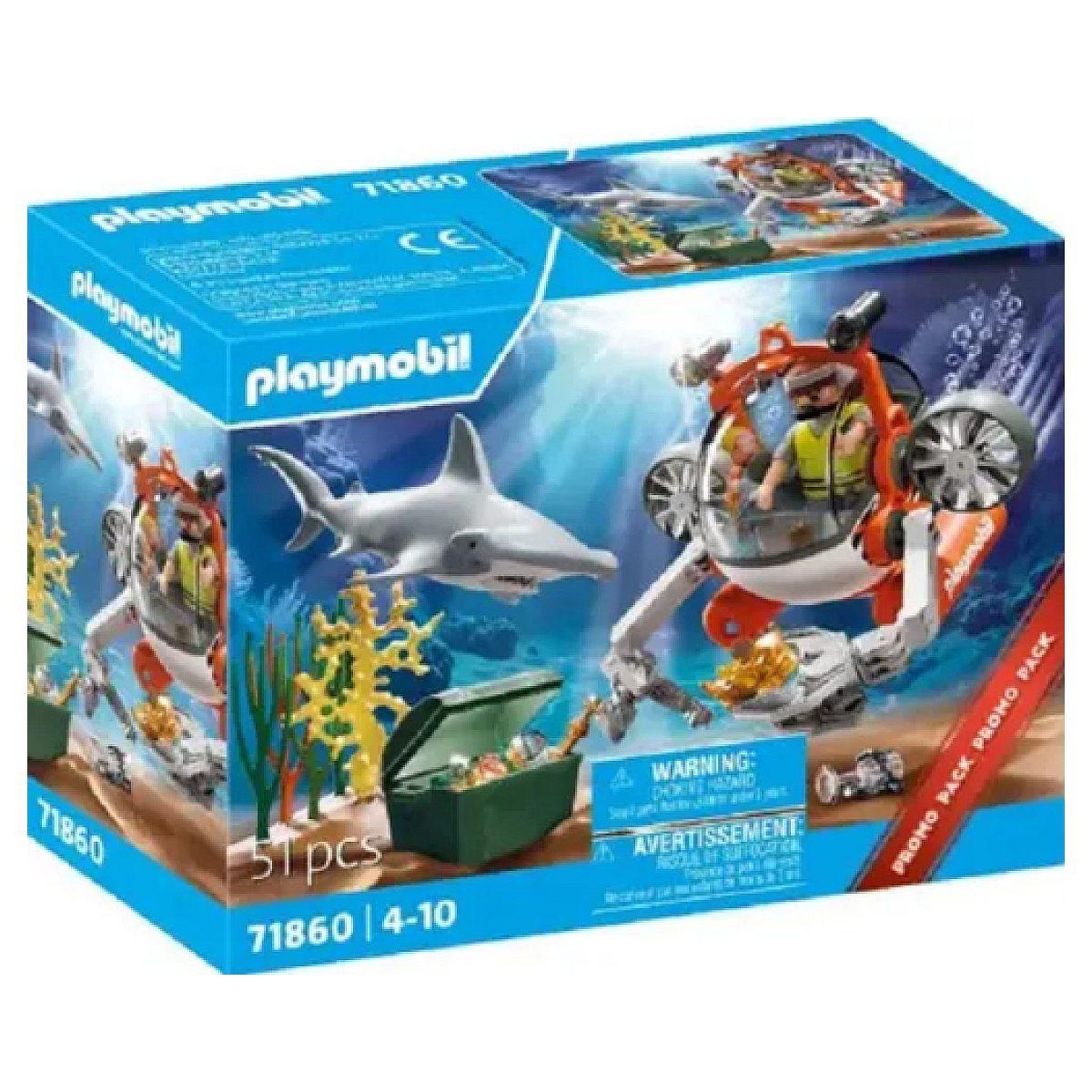 PLAYMOBIL 71860  chasse au trésor avec sous-marin