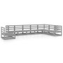 Voir la diapositive 2 : VIDAXL Salon de jardin 8 pcs gris bois de pin massif