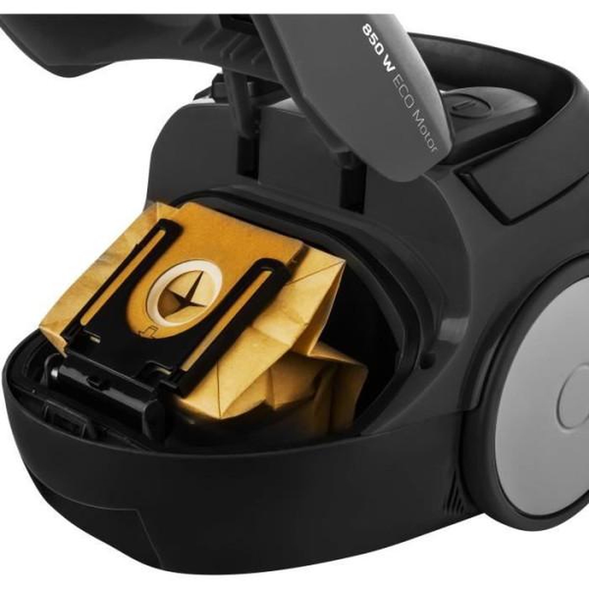 Voir la diapositive 2 : MARKET24 Aspirateur Robot  traîneau avec sac - SENCOR - SVC 45BK-EUE3 - Moteur ECO 850 W - 79 dBA - 1,5 L - Noir
