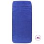 Voir la diapositive 3 : VIDAXL Serviettes de plage 6 pcs bleu royal 60x135 cm tissu 400 GSM
